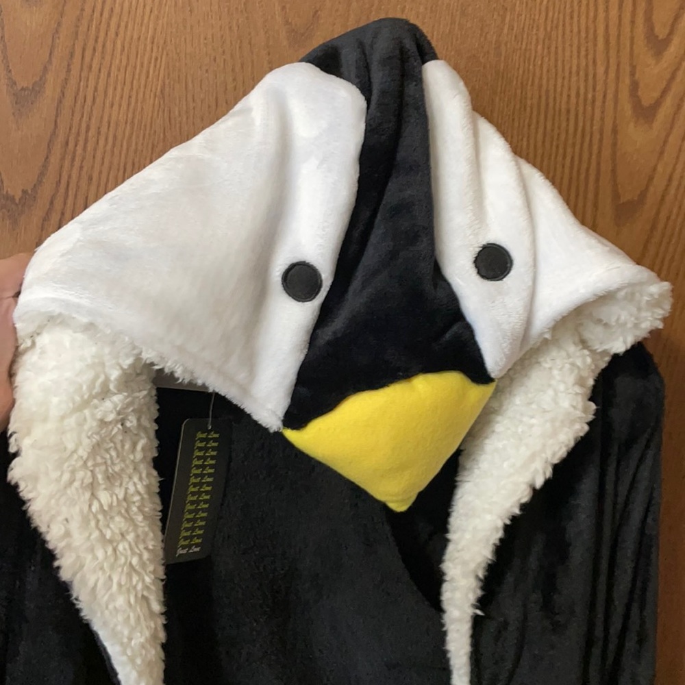 Penguin hooded robe